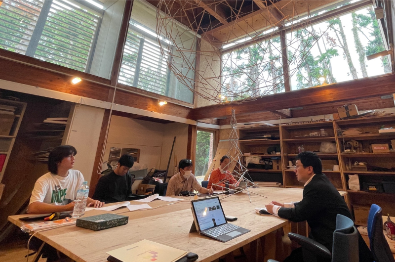 慶應義塾大学SFC 鳴川研究室との共同研究の様子